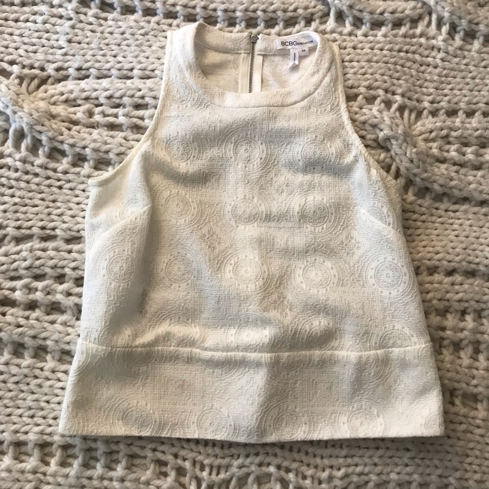BCBGeneration Peplum Top
